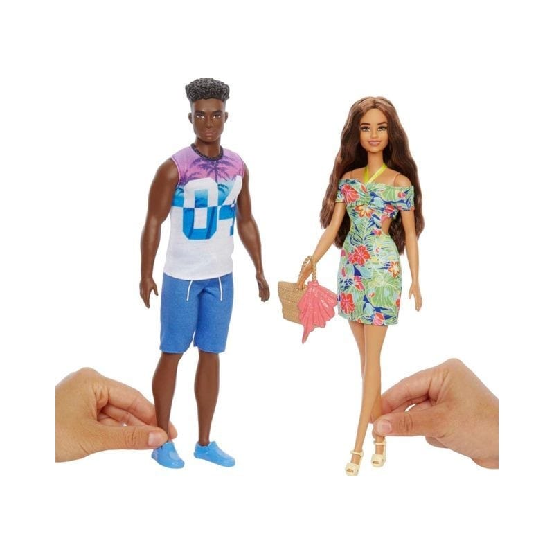 Bambole Barbie Look Completo, Set 2 Vestiti per Bambole Barbie e Ken con Accessori Barbie Look Completo, Set 2 Vestiti per Bambole Barbie e Ken con Accessori