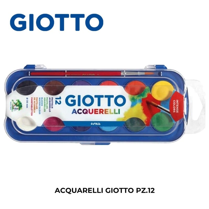 Artistica Acquarelli 12pz -Giotto Acquarelli 12pz -Giotto