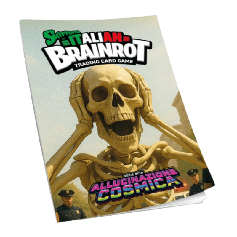 carte da gioco Skifidol Italian Brainrot Album Raccoglitore + Busta da 7 Card in Omaggio Skifidol Italian Brainrot Album Raccoglitore + Busta da 7 Card in Omaggio
