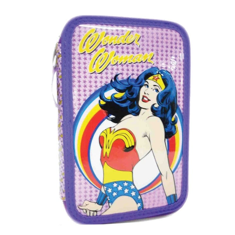 Astuccio Wonder Woman Astuccio triplo 43pz Giotto Wonder Woman Astuccio triplo 43pz Giotto