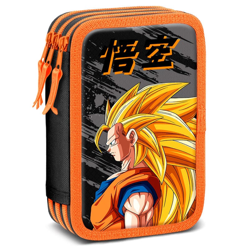 Astuccio Astuccio Dragon Ball 3 Scomparti - Super Saiyan 3 Livello