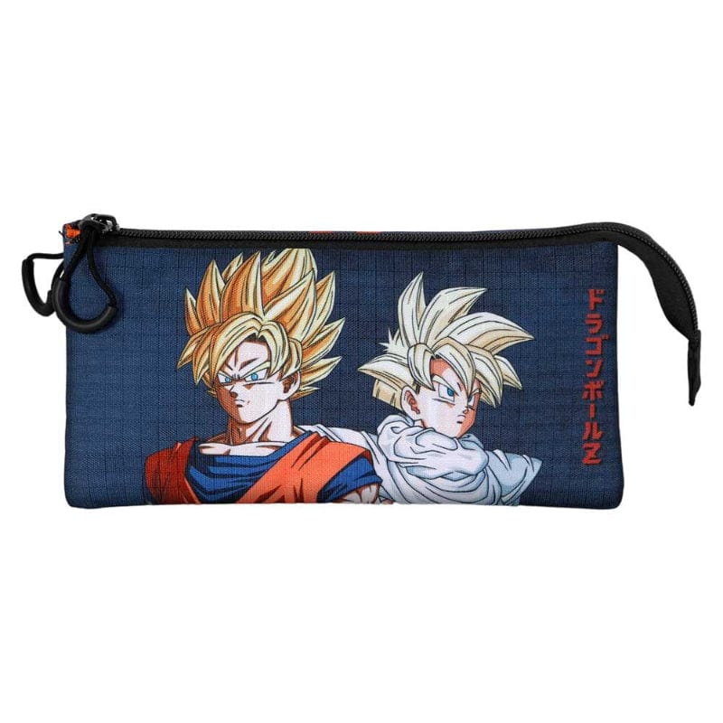 Astuccio Astuccio Dragon Ball Goku e Gohan 3 Zip Astuccio Dragon Ball Goku e Gohan 3 Zip