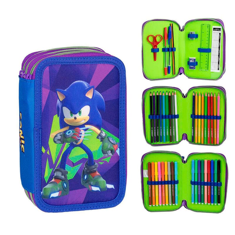 Astuccio tre on sale scomparti bambina