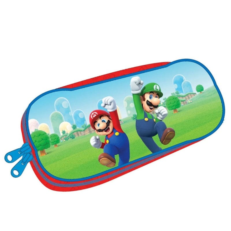 Zaini Astuccio Super Mario, Portacolori per la Scuola Elementare e Media Astuccio Sonic 3, Portacolori per la Scuola include 38 pezzi