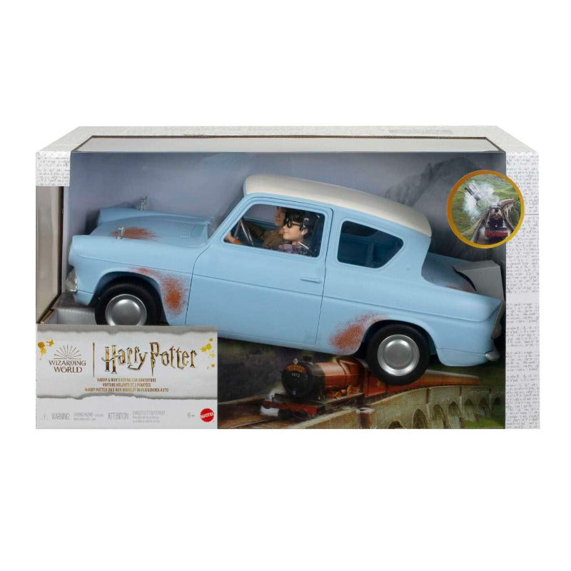 Bambole, playset e giocattoli Harry Potter Auto Volante con Harry e Ron