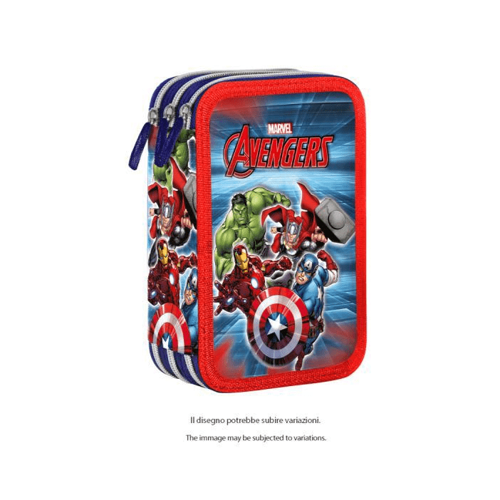 Astuccio Avengers Astuccio triplo 43pz Giotto Avengers Astuccio triplo 43pz Giotto