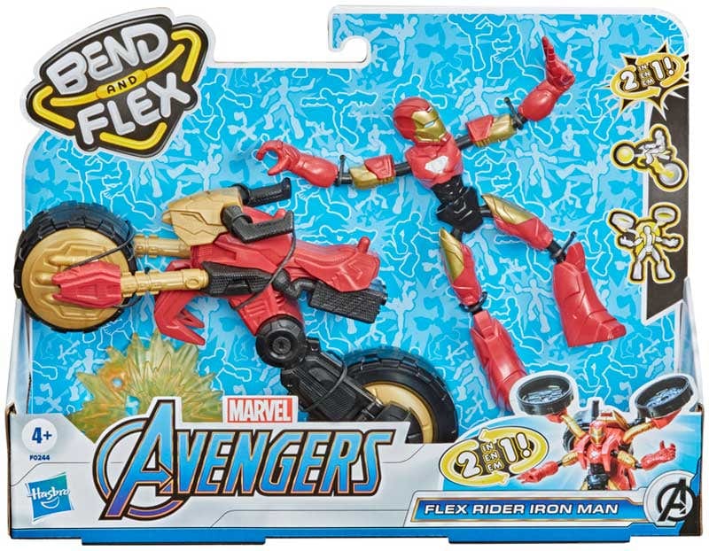 Avengers Bend and Flex, Iron Man con Moto Trasformabile