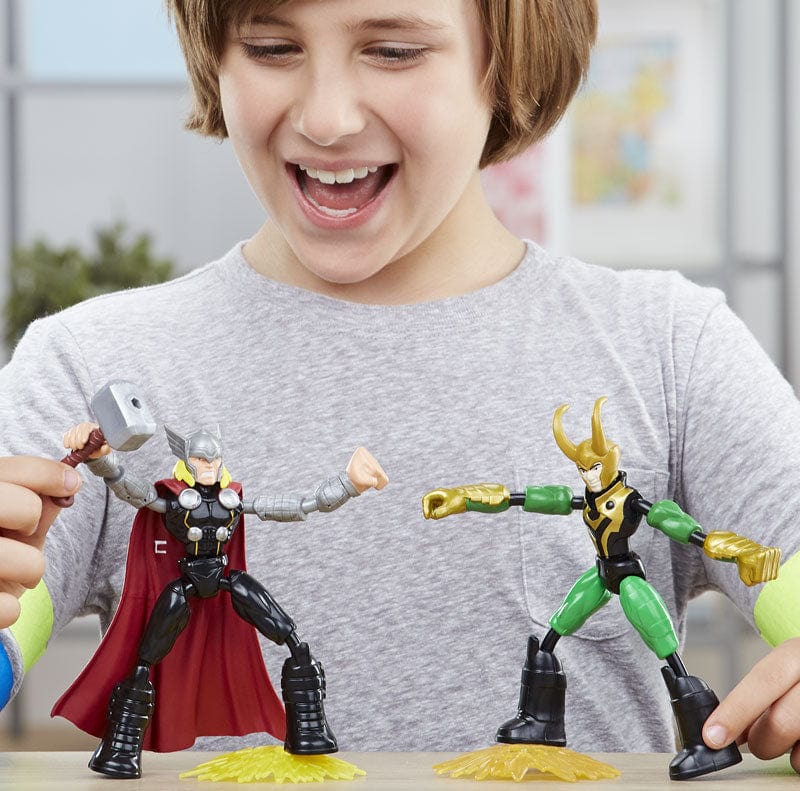 Action Figures Avengers Bend and Flex, Thor Vs Loki Avengers Bend and Flex, Thor Vs Loki - The Toys Store