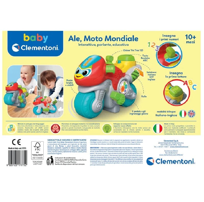 Baby Clementoni Baby Clementoni Ale Motomondiale 17775