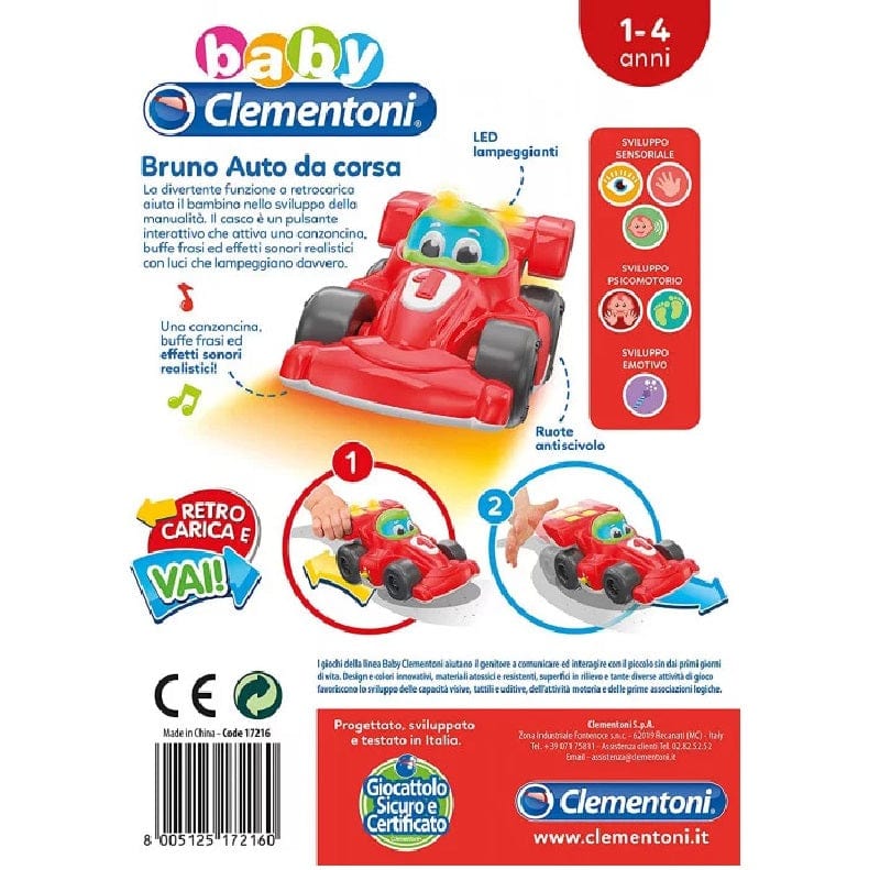 Baby Clementoni Baby Clementoni Bruno Formula 1 - 17216