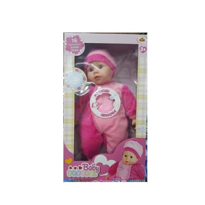 Bambole Bambola Baby Coccole 40cm con Voce
