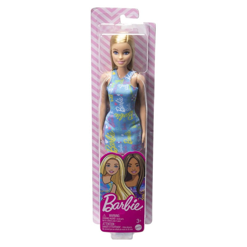 Barbie Bambole alla moda con Vestito Logo Barbie (assortimento)