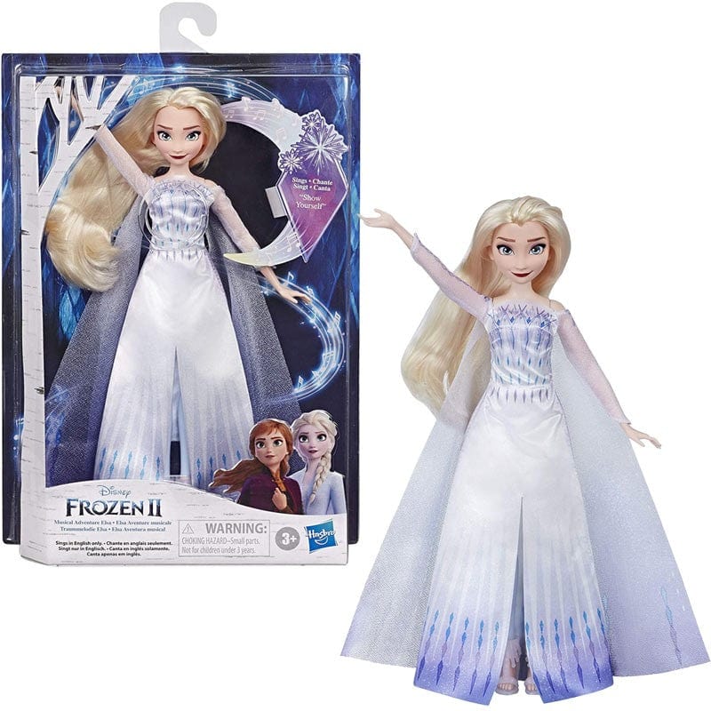 Bambole Frozen 2 Elsa, bambola cantante che canta la canzone "Some Things Never Change"