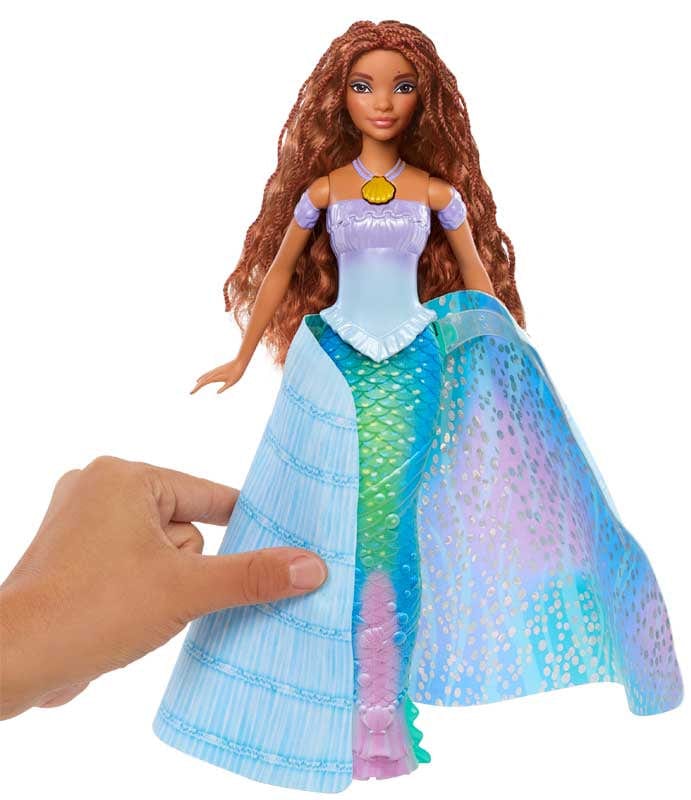 Bambole Disney la Sirenetta, Nuova Bambola Ariel trasformazione da Umana a Sirena Disney la Sirenetta, Nuova Bambola trasformabile da Umana a Sirena