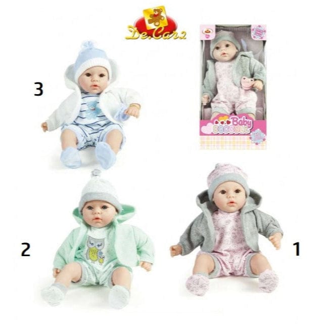 Bambole Bambola Real born 43 cm con Vestitini alla moda - Decar Bambola Real born 43 cm con Vestitini alla moda - Decar