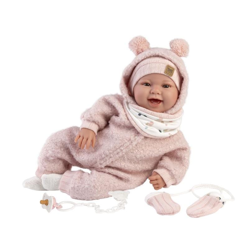 Bambole Bambola Reborn Tala Sorridente con Corpo Morbido Articolato Bambola Reborn Tala con Corpo Morbido e Vinile