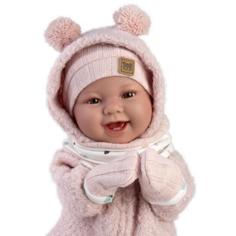 Bambole Bambola Reborn Tala Sorridente con Corpo Morbido Articolato Bambola Reborn Tala con Corpo Morbido e Vinile