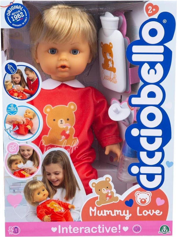 Bambole Cicciobello Mummy Love, Nuova Bambola interattiva 42cm