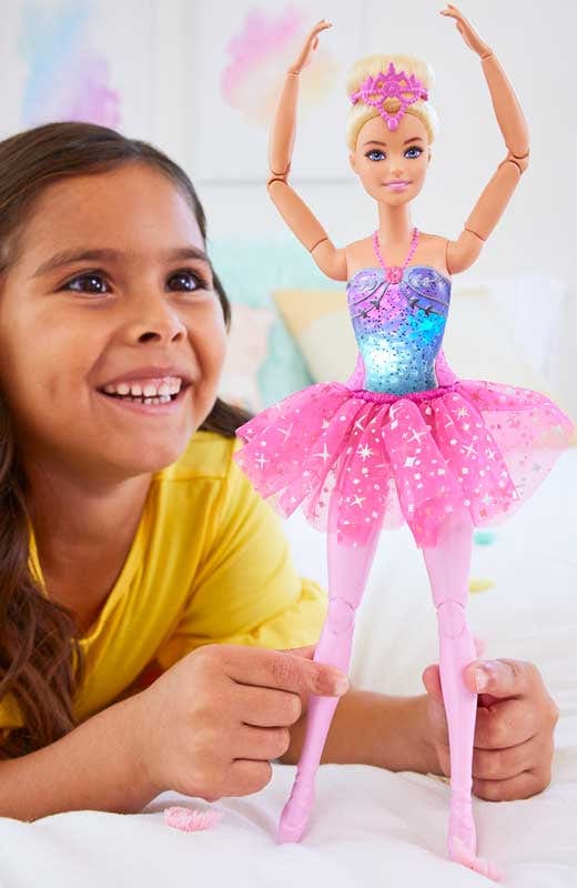 Barbie Ballerina Magico Tutu, Bambola Dreamtopia con luci scintillanti