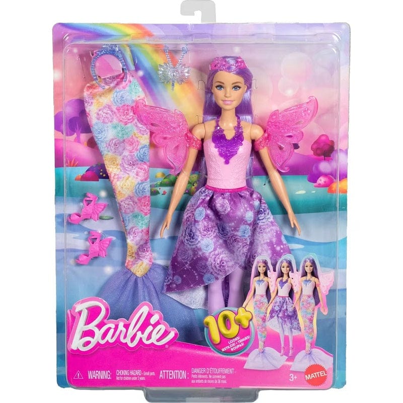 Bambole Barbie Fantasy Cambia Look - Sirena - Fata - Principessa Dream Barbie Fantasy Cambia Look - Sirena - Fata - Principessa Dream