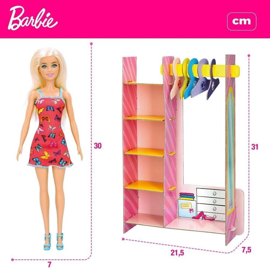 Bambole Barbie Fashion Boutique con Bambola - Lisciani Barbie Fashion Boutique con Bambola - Lisciani