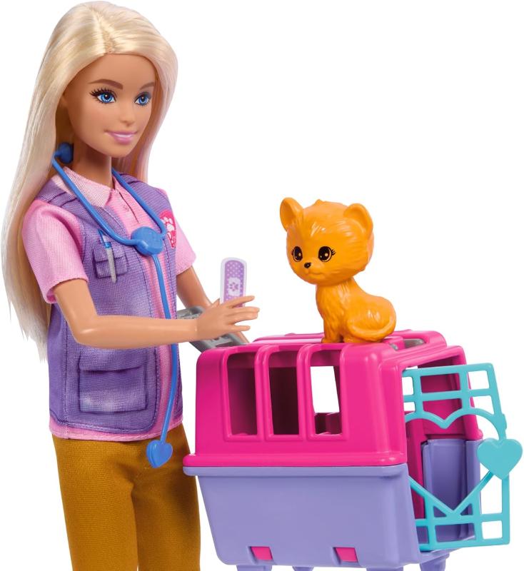 Barbie Carriere Veterinaria 65° Anniversario, Set Con Bambola Bionda E Agnellino Con Le Orecchie Che Si Muovono 10 Accessori A Tema Inclusi Giocattolo Per Bambini 3 Anni Hrg42 Barbie Carriere Veterinaria 65° Anniversario, Set Con Bambola Bionda E Agnellino Con Le Orecchie Che Si Muovono 10 Accessori A Tema Inclusi Giocattolo Per Bambini 3 Anni Hrg42