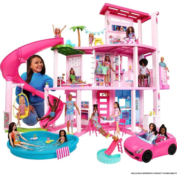 Barbie Casa dei Sogni di Barbie 2023, Playset Gigante con 75 Accessori