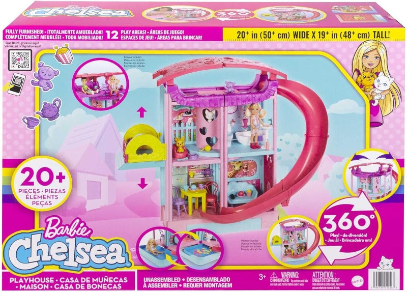 Barbie Casa di Chelsea, Playset trasformabile con 20 Accessori – The Toys  Store