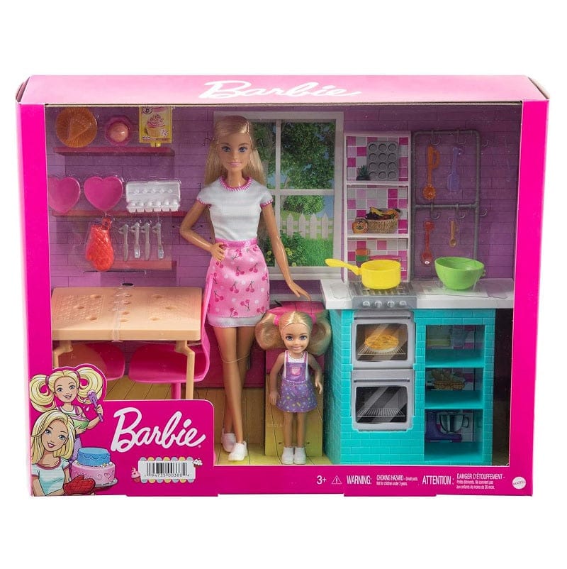 Bambole, playset e giocattoli Barbie e Chelsea in Cucina Barbie e Chelsea in Cucina