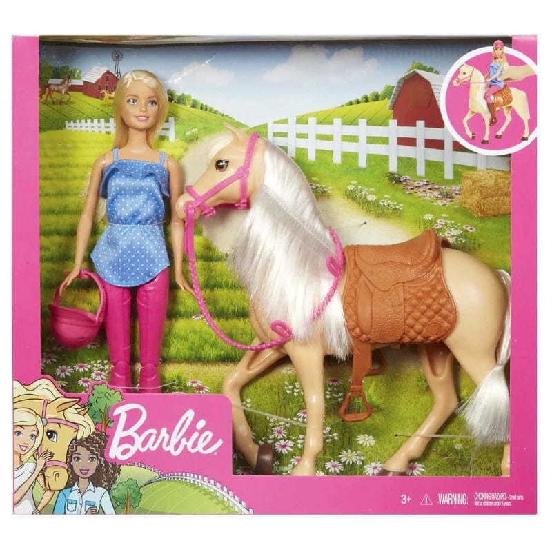 Barbie Barbie Bambola con Cavallo e Accessori