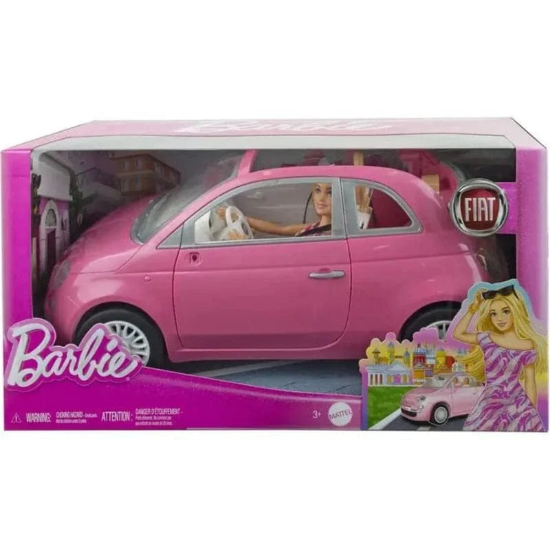 Bambole, playset e giocattoli Barbie Fiat 500, Bambola con Veicolo Cabrio Barbie Fiat 500, Bambola con Veicolo Cabrio