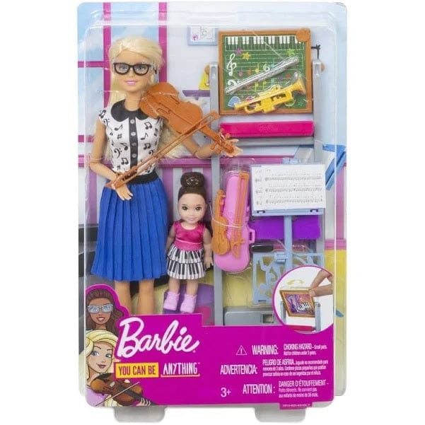 Bambole Barbie Insegnante di Musica, Playset con Bambole e Accessori