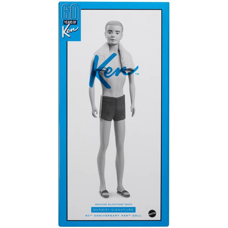 Bambole Barbie Bambola Ken 60° Anniversario Silkstone in Edizione Limitata