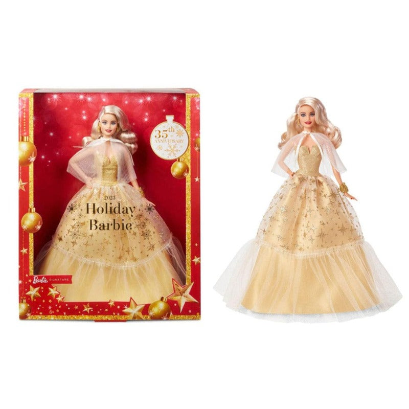 Barbie Magia delle Feste 2023, Bambola da Collezione con certificato
