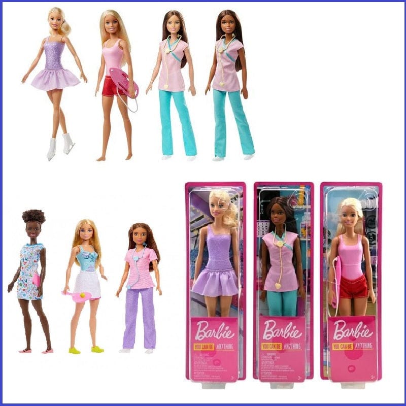 Bambole Barbie Carriere, Bambola con Accessori - Assortimento Barbie Carriere, Bambola con Accessori - Assortimento