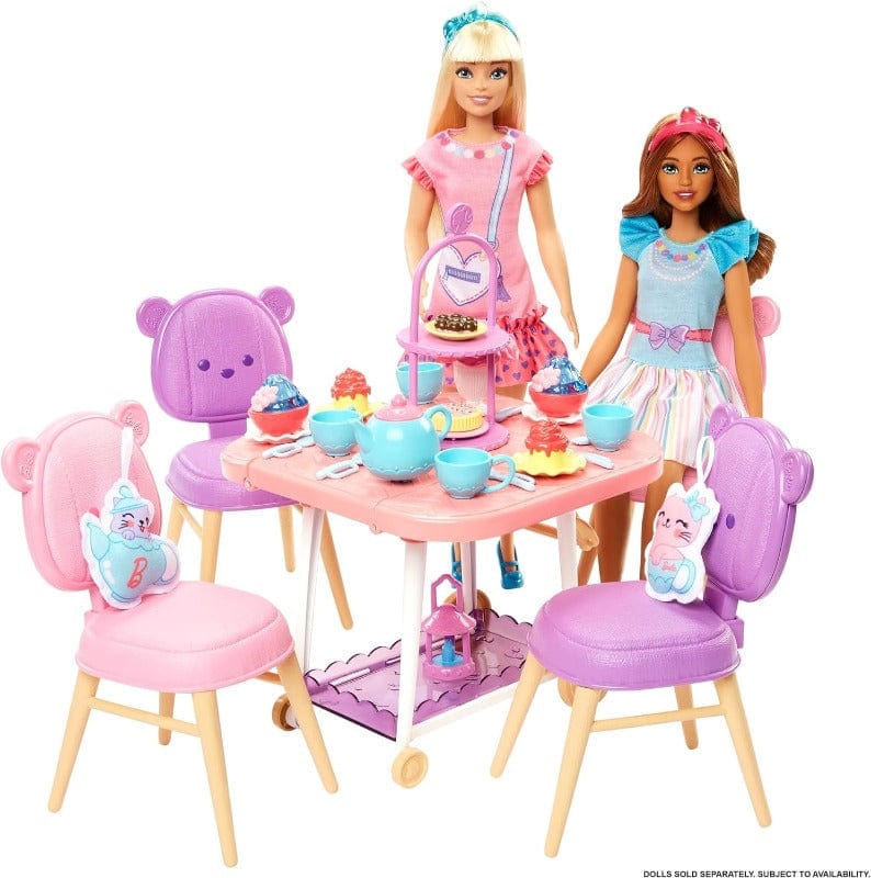 Bambole, playset e giocattoli La mia prima Barbie, Playset Servizio da Tè con tantissimi accessori per Bambole