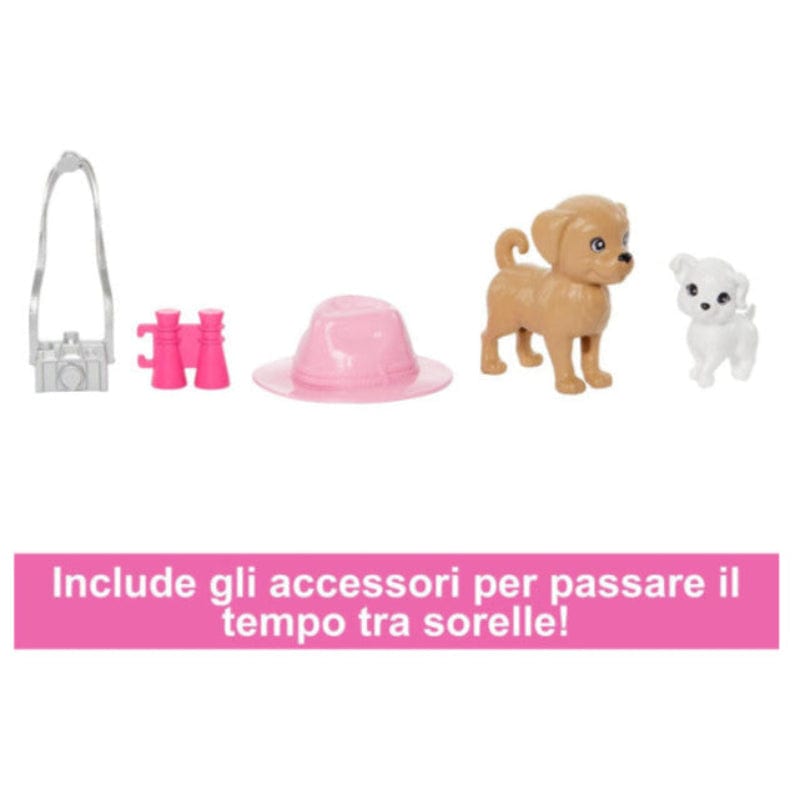 Bambole, playset e giocattoli Barbie Set da 2 bambole Barbie e Stacie e 2 Cuccioli Barbie Set da 2 bambole Barbie e Stacie e 2 Cuccioli
