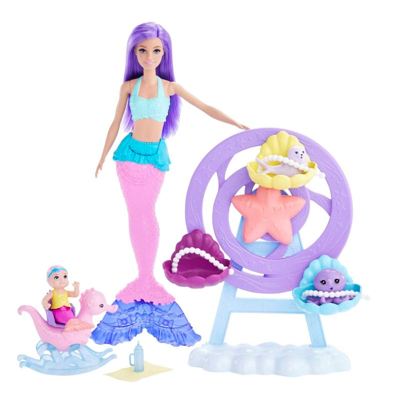 Bambole Barbie Sirena Dreamtopia, set da gioco con Bambole e Accessori