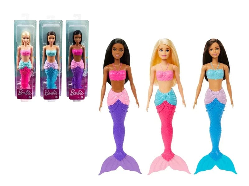 Bambole Barbie Sirena Dreamtopia, Bambole con code colorate