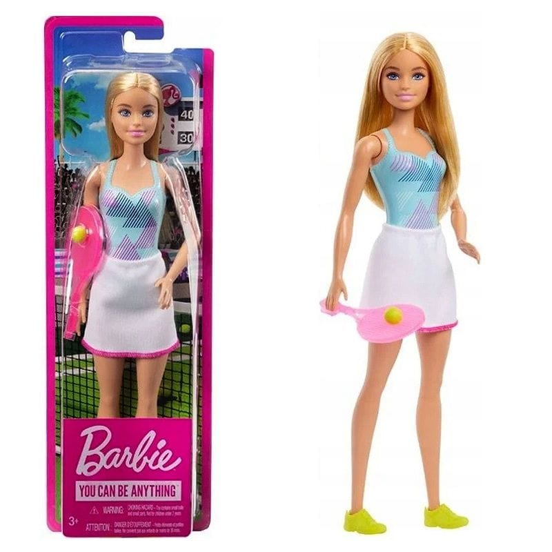 Bambole Barbie Carriere, Bambola Tennista con Accessori