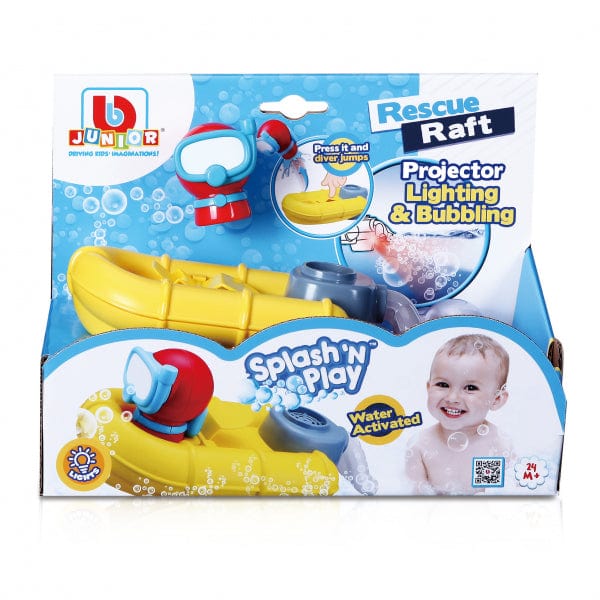 Giocattoli Infanzia Burago Junior Barchetta Luci e Bolle, Gioco Bagnetto +12Mesi Burago Junior Barchetta Luci e Bolle, Gioco Bagnetto