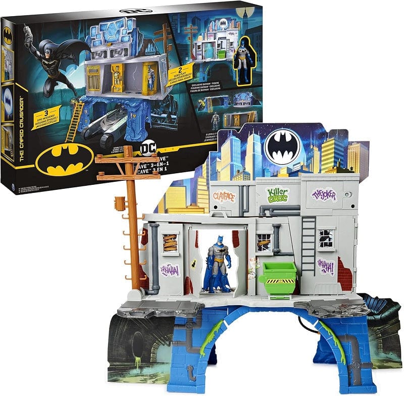 Bambole, playset e giocattoli Batman Batcaverna Playset con personaggio Batman e Accessori +4Anni Batman Batcaverna Playset con personaggio Batman e Accessori +4Anni