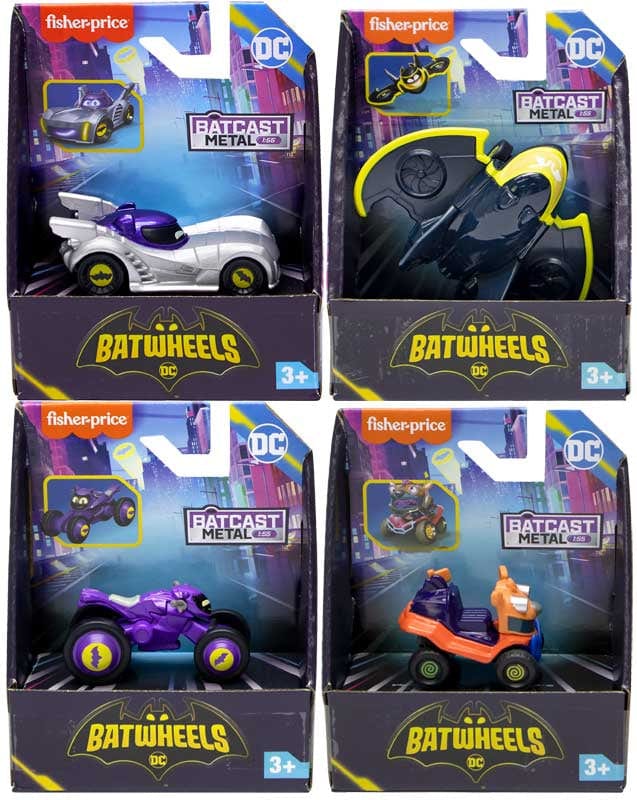 macchinine Batwheels Macchinine in Metallo 1:55 in Assortimento Batwheels Macchinine in Metallo 1:55 in Assortimento