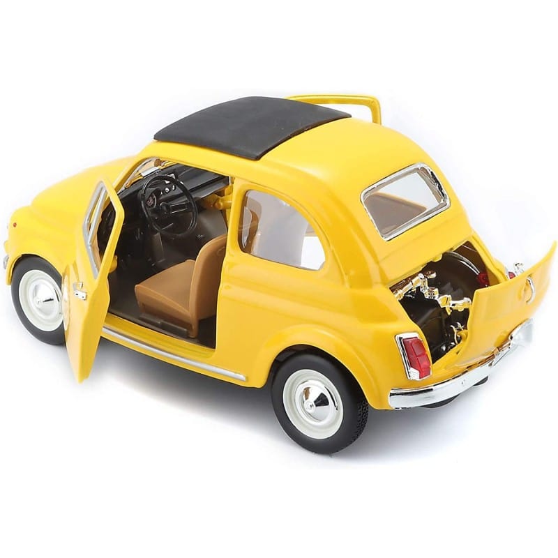 macchinine Bburago Fiat 500F 1965 Metal Kit Die Cast in scala 1:24