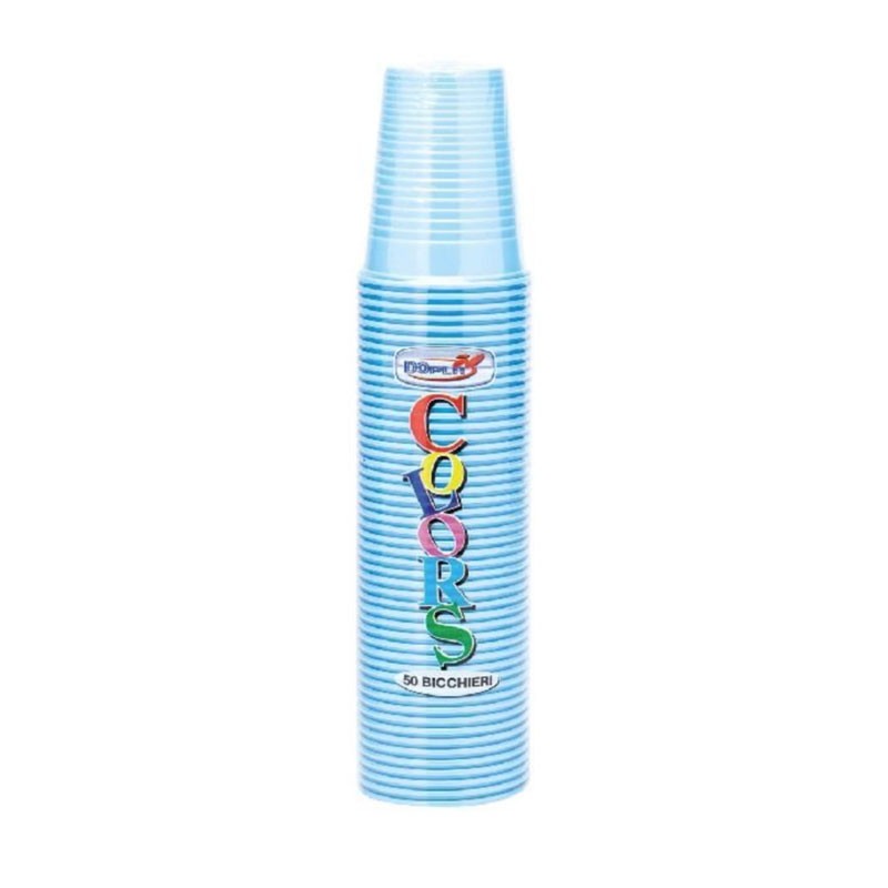 Bicchieri Azzurri 200CC 50pz - Dopla Colors Dopla