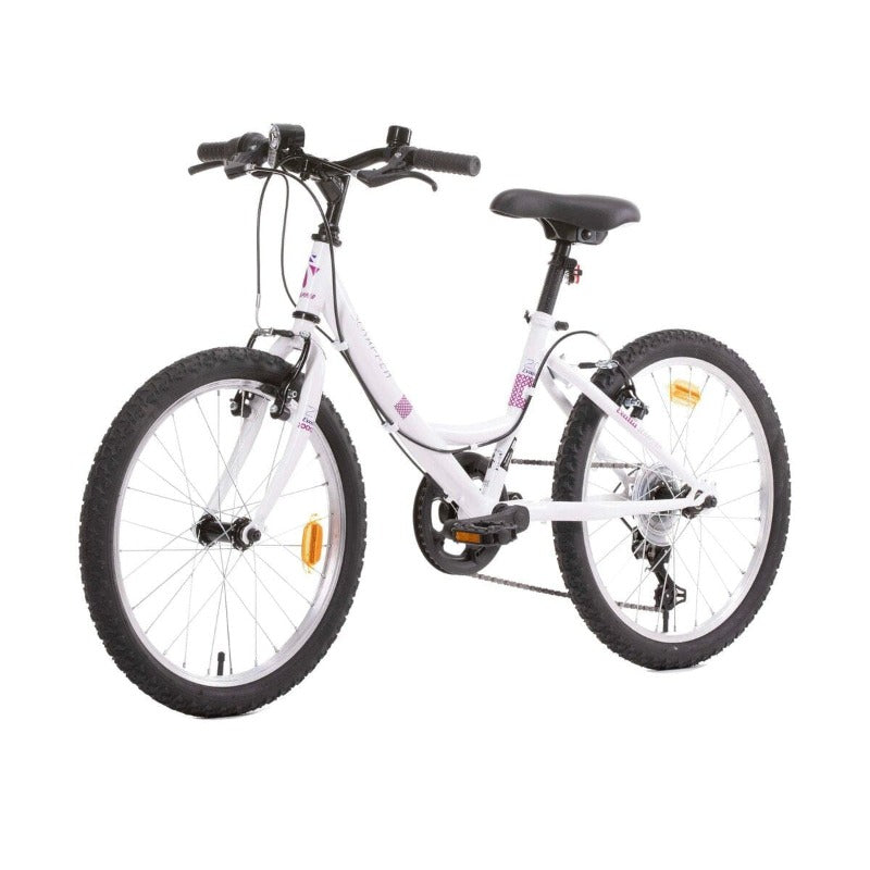 Biciclette Mountain Bike per Bambina con Cambio Shimano 6 Velocità, Bici 20 Pollici Età 8-10 Anni
