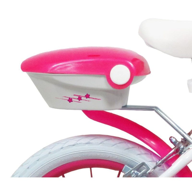 Biciclette Bici Bambina 16 Pollici Lolli Girl, Bicicletta con Cesto e Bauletto età 4-7 Anni