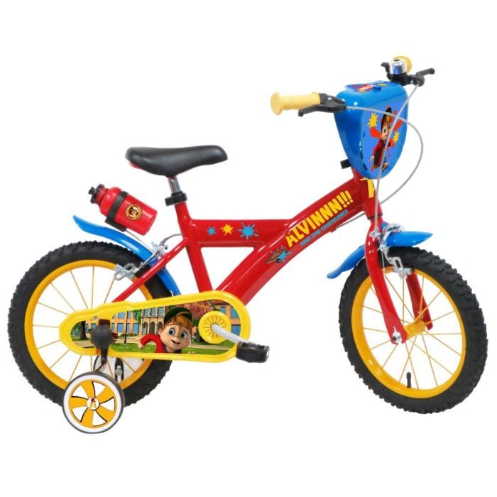 Biciclette Bicicletta Bambino 14 pollici Alvin Superstar, Età 3-6 Anni