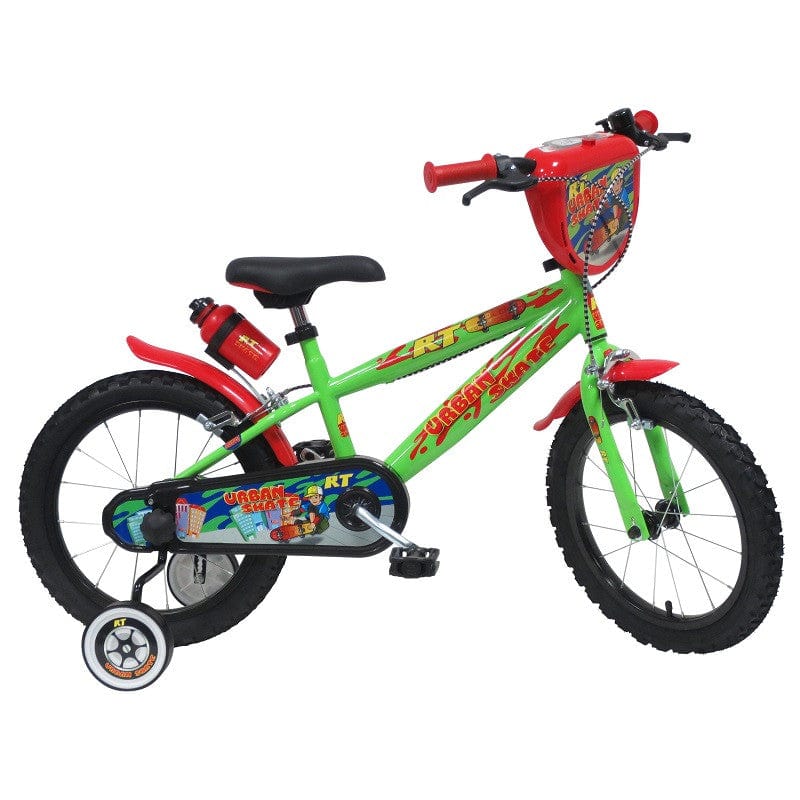 Biciclette Bicicletta Bambino 14 Pollici Skate, Età 3-6 Anni