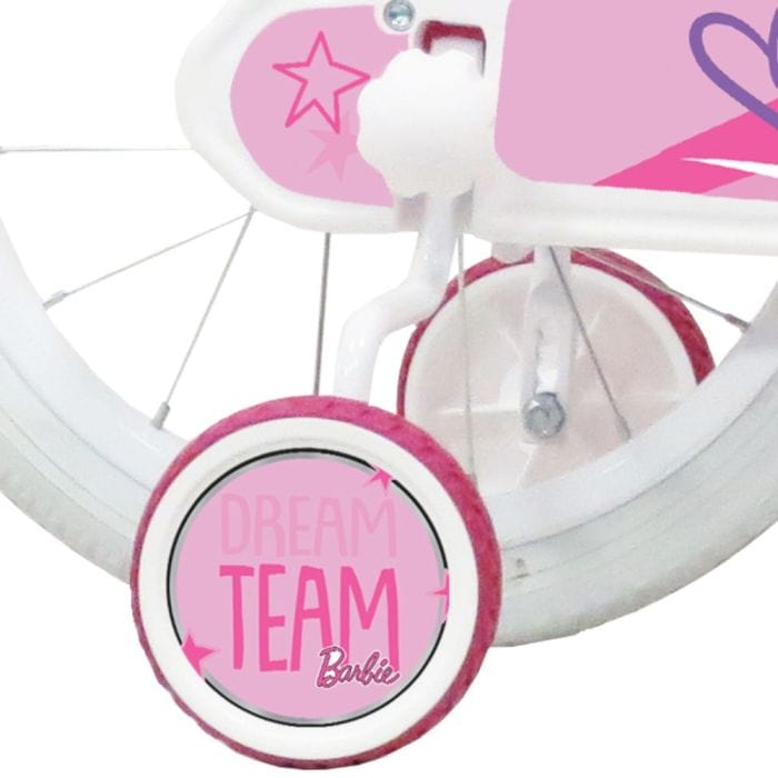Bicicletta Bambini 16 Pollici Con Ruote Di Supporto - Regolabile, Per 5-8 Anni, Colore Rosa - Foto 8